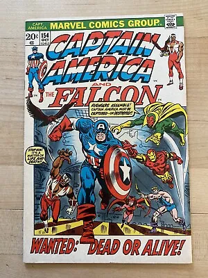 Buy Captain America And The Falcon #154 - Marvel Comics, 1950’s Captain America! • 23.65£