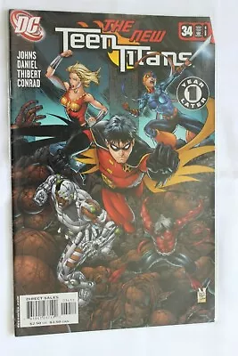 Buy Dc The New Teen Titans #34 One Year Later • 10.50£