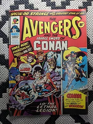 Buy Marvel Comics - The Avengers And The Savage Sword Of Conan #123 1976 UK • 2.99£