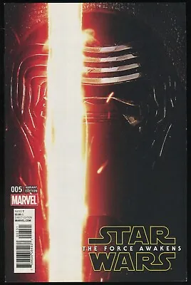 Buy Star Wars The Force Awakens #5C RI Variant Comic Movie Adaptation Kylo Ren Leia • 39.47£