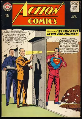 Buy ACTION COMICS #323 1965 FN+ SUPERMAN  Clark Kent In The Big House  SUPERGIRL • 23.71£