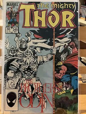 Buy The Mighty Thor 349 Marvel Comics 1984 Origin Of The Odinforce • 7.99£