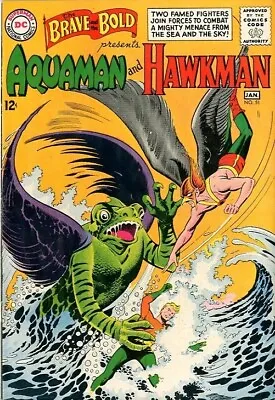 Buy Brave & The Bold   # 51    FINE VERY FINE    Jan.  1964   Aquaman & Hawkman. (pr • 90.92£