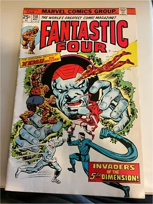 Buy Fantastic Four  # 158  Not Cgc Rated   Vf/n   9.0  - 1st Series Bronze  Age 1975 • 17.39£