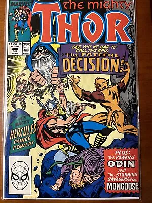 Buy The Mighty Thor 408, Marvel Comics, 1989, Eric Masterson Merges With Thor 🔑  • 3.59£