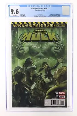 Buy Totally Awesome Hulk #22 - Marvel Comics 2017 CGC 9.6 1st Full Appearance Of Wea • 38.92£
