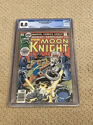 Buy Marvel Spotlight 29 CGC 8.0 White Pages (2nd Moon Knight In MS!!) • 103.14£