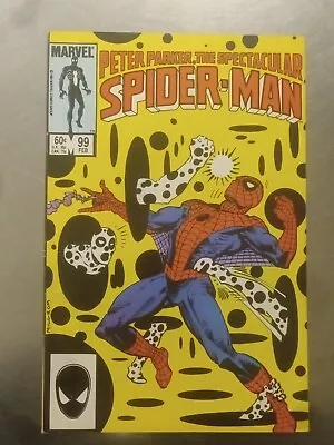 Buy The Spectacular Spider-Man #99 1985 1st Cover & 2nd App Of The Spot!🔑  • 18.97£
