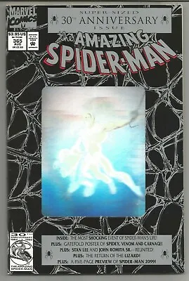 Buy SPIDER-MAN (The Amazing) - No. 365 (Aug 1992) ~ USA 1st EDITION Hologram Cover • 65£