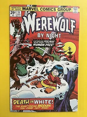 Buy Werewolf By Night #31 Nice Copy 1st Mention Moon Knight Text Preview 1975 Marvel • 23.99£