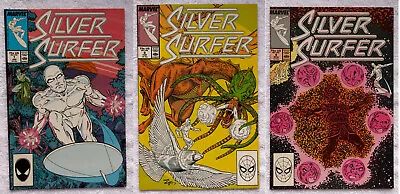 Buy Lot Of 3: Silver Surfer #7 ,  #8 , #9 (1987) Marvel Comics • 2.39£
