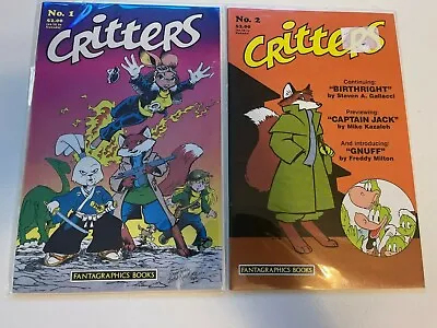 Buy Critters #1-2 (fantagraphics Books/usagi Yojimbo/0921160) Full Set Lot Of 2  • 89.88£