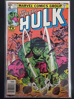 Buy The Incredible Hulk #245 Marvel 1980 FN/VF Comics Book • 2.65£