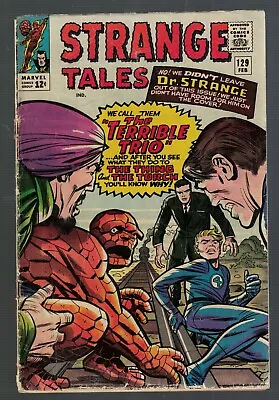 Buy Marvel Comics Strange Tales 129 VG 4.0 Dr Strange Fantastic Four 1964 • 44.99£