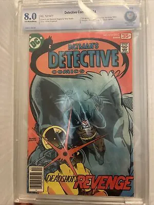Buy Detective Comics 474 (Deadshot, Joker, Penguin, Hugo Strange) CBCS Rated 1977 • 118.73£