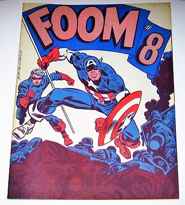 Buy FOOM #8 Captain America 1974 Marvel Comics Bronze Age John Romita Byrne MCU Ex+ • 75£