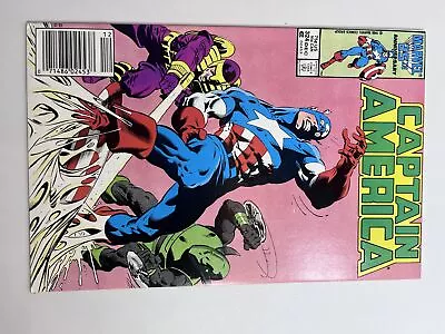Buy Captain America #324 (1986) 1st Cameo App. Slug In 7.0 Fine/Very Fine • 4.79£