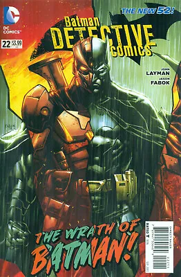 Buy Detective Comics #22 Layman Fabok Batman Wrath Scorn New 52 Variant A NM/M 2013 • 3.19£