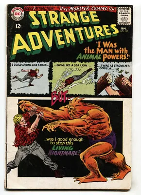 Buy STRANGE ADVENTURES #180--1966--Origin --1st Appearance ANIMAL MAN--DC • 203.81£