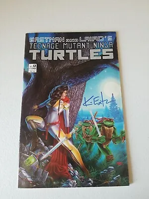 Buy Teenage Mutant Ninja Turtles #13 1988 Kevin Eastman Signed Autographed W/ COA • 55.43£