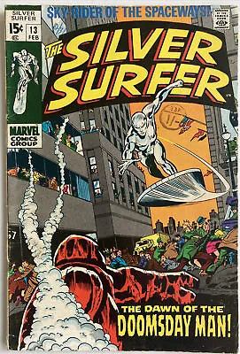 Buy Silver Surfer #13 February 1970 1st App Doomsday Man Nice Key 🔑 Buscema Artwork • 44.99£