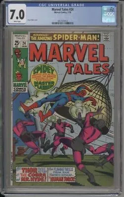 Buy Marvel Tales #24 - Cgc 7.0 -1st Bronze Age Issue - Thor - Human Torch • 72.38£