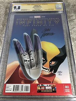 Buy Wolverine Infinity 3 CGC SS 9.8 John Romita Hulk 340 Lego Homage 11/13 Variant • 479.70£