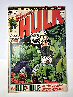 Buy Incredible Hulk #156 FN- 1st App Of Krylar Marvel Comics C169A • 20.70£