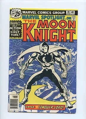 Buy Marvel Spotlight #28 1976 (1st Solo Moon Knight) (FN/VF 7.0) • 67.20£