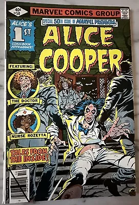 Buy Alice Cooper #50 1979 Marvel Comics Special 50th Anniversary Bronze Age NM- • 26.48£