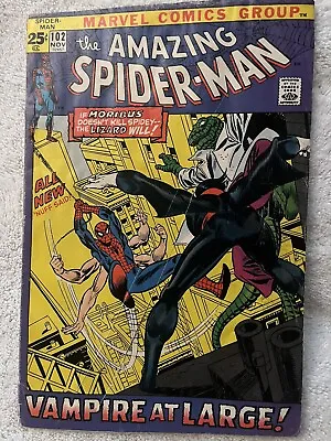Buy Amazing Spider-man #102 Vampire At Large 1971 • 27.01£