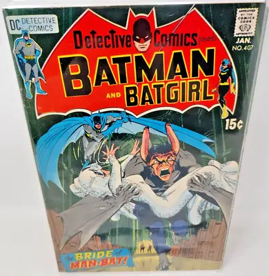 Buy Detective Comics #407 Man-bat 3rd Appearance Neal Adams Cover Art *1971* 5.5 • 39.41£