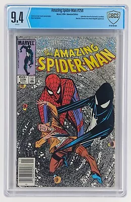 Buy Amazing Spider-Man #258 - Learns Black Suit Is A Symbiote - CBCS 9.4 Newsstand • 39.18£