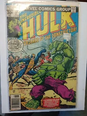 Buy The Incredible Hulk #212 Marvel 1977 Len Wein 1st Appearance Of Constrictor  • 31.60£