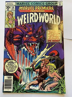 Buy MARVEL PREMIERE #38 Weirdworld Marvel Comics 1977 Cents VF- • 4.95£