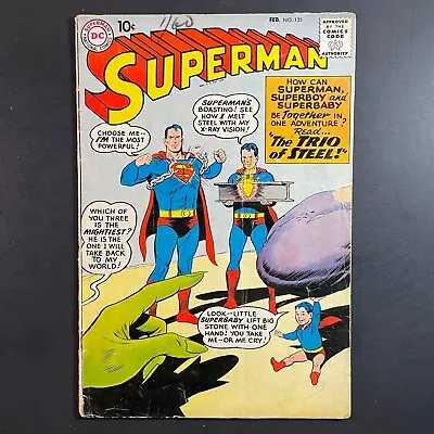 Buy Superman 160 Silver Age DC 1960 Curt Swan Cover Jerry Siegel Comic Lois Lane • 27.94£