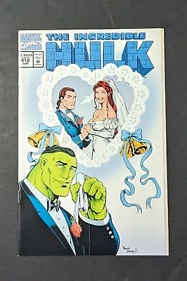 Buy The Incredible Hulk #418 - Rick & Marlo Wedding - Die Cut Cover - Marvel Comics • 10.66£