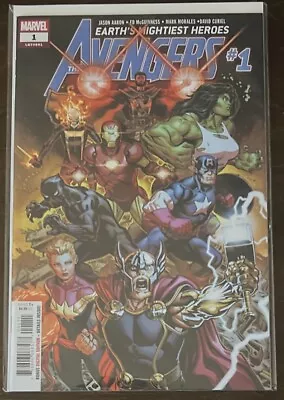Buy Avengers #1 NM 9.4 1ST APPEARANCE DARK CELESTIALS MARVEL COMICS 2018 • 3.95£