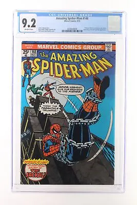 Buy Amazing Spider-Man #148 - Marvel Comics 1975 CGC 9.2 Professor Warren Revealed A • 157.19£