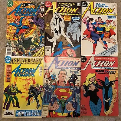 Buy Action Comics / DC Comics / 1978-88/ Issues 480,595,597,544,601,609 • 25£