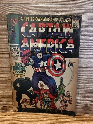 Buy Captain America #100 (VG-) - Marvel (1968) • 108.43£