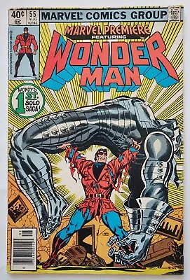 Buy Marvel Premiere #55 FN-   1ST SOLO STORY FEATURING WONDER MAN!!!   KEY ISSUE!!! • 20.05£