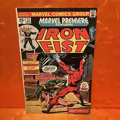 Buy Marvel Premiere #23 (1975) Iron Fist Story -1st Appearance Warhawk W/mvs • 11.85£