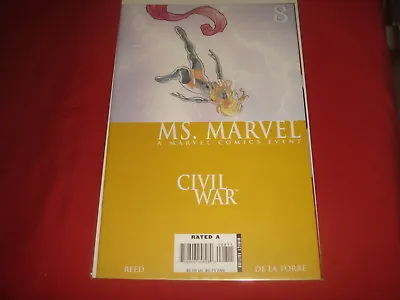 Buy MS. MARVEL #8 Civil War Marvel Comics NM • 2.95£