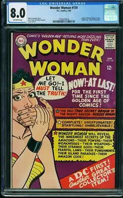 Buy Wonder Woman #159 (DC, 1966) CGC 8.0 - KEY • 316.63£