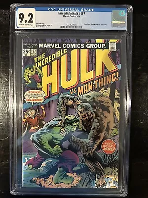 Buy Incredible Hulk #197 CGC 9.2 (Marvel 1976)  Man-Thing, Glob & Collector Appr! • 106.73£