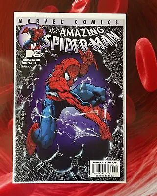 Buy Amazing Spider Man #34 2001 Marvel Comics JMS JRJR J.Scott Campbell NM! • 46£