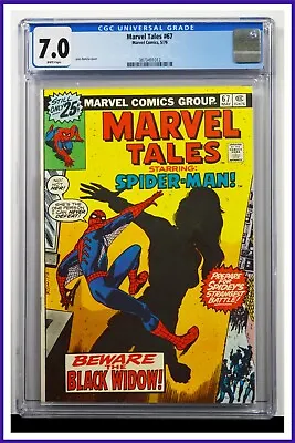 Buy Marvel Tales Spider-Man #67 CGC Graded 7.0 Marvel May 1976 Comic Book. • 43.17£