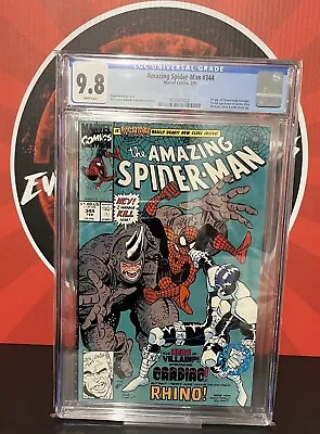Buy Amazing Spiderman #344 (1991) 1st App. Of Cletus Kasady & Cardiac (cgc 9.8)🔥🔥 • 122.25£