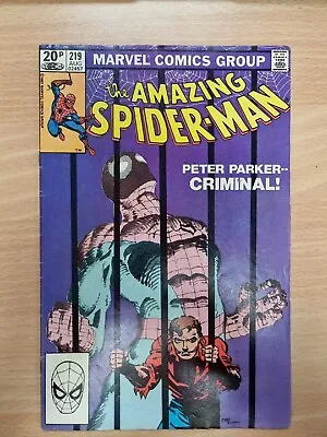 Buy Amazing Spider-Man (1963 1st Series) Issue 219 • 4.05£